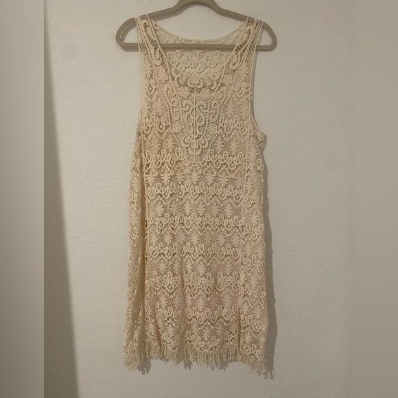 R Cinco Ranch Elegant Lace Overlay dress - Picture 2 of 11